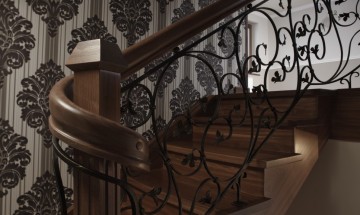 Schody policzkowo-osiodłane